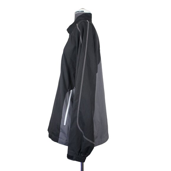 Footjoy FJ men's 1/4 zip stand up collare colorblock performance golf jacket L - Picture 4 of 12
